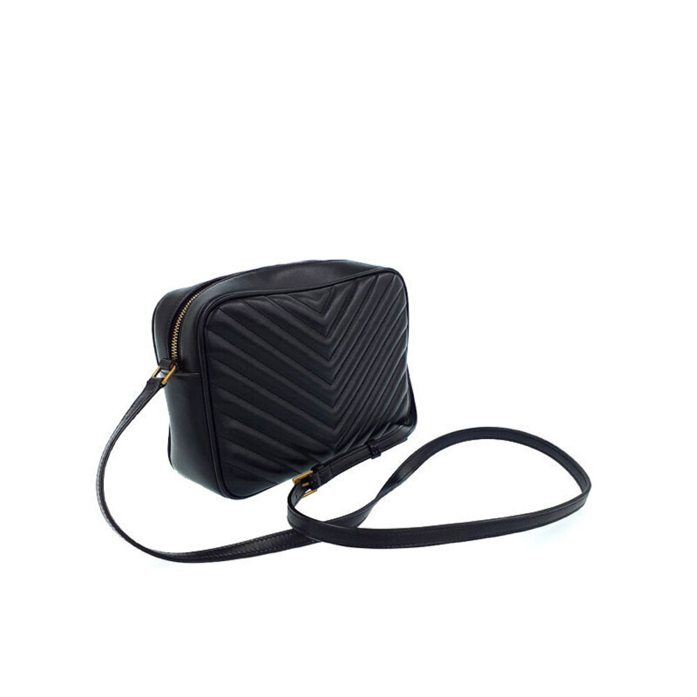 Saint Laurent Quilted Matelasse Paris Lou Camera Chain Shoulder Bag - Picture 2 of 9